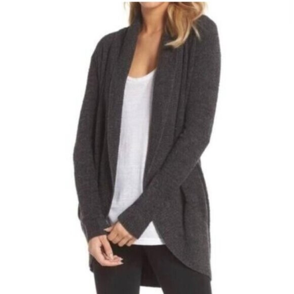 Barefoot Dreams Cozy Chic Lite Circle Pockets Cardigan Jacket Cozy Minimalist S - Picture 16 of 16